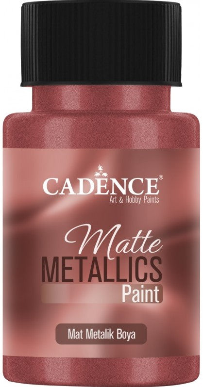 Cadence Matte Metallic verf Antiek Rood 50ml - (0010) *