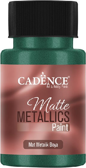 Cadence Matte Metallic verf Emerald 50ml - (0025) *