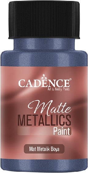 Cadence Matte Metallic verf Marine Blauw 50ml - (0022) *