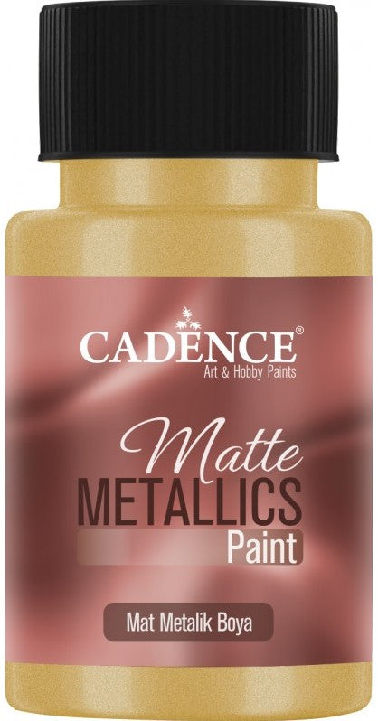 Cadence Matte Metallic verf Puur Goud 50ml - (0005) *