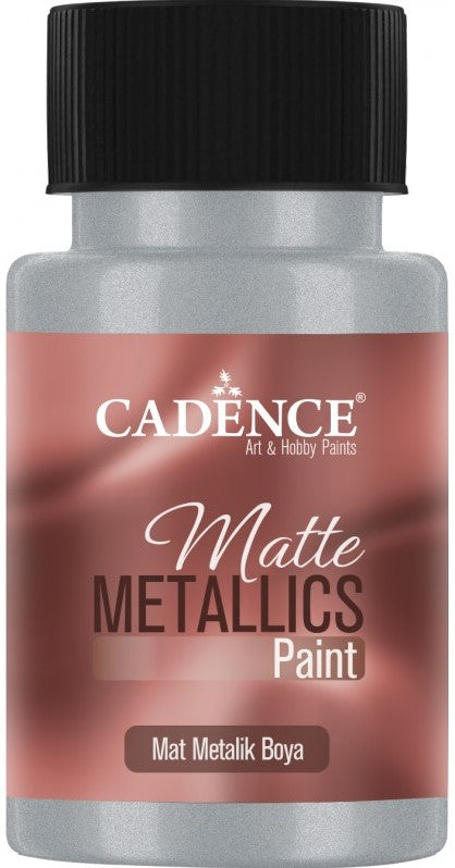 Cadence Matte Metallic verf Zilver Blauw 50ml - (0019) *