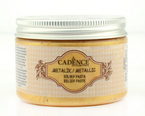 Cadence - Metallic Relief Pasta - Goud - 150ml (5903) *
