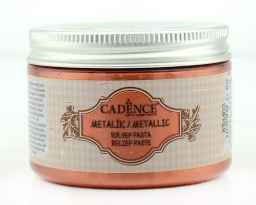 Cadence - Metallic Relief Pasta - Koper - 150ml (5927) *