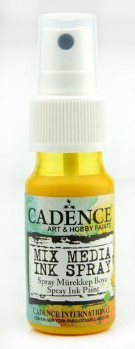 Cadence - Mix Media Inkt spray - Geel - 25 ml (0002) *
