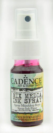 Cadence - Mix Media Shimmer inkt spray - Metallic - Magenta - 25 ml (0007)  - OPRUIMING