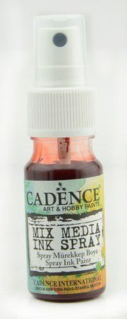 Cadence - Mix Media Shimmer inkt spray - Metallic - Rood - 25 ml (0016)  - OPRUIMING