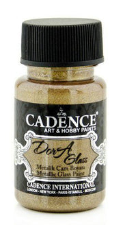 Cadence - Dora - Metallic Glas Verf - Antiek goud - 50 ml (3150)
