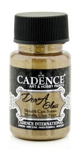 Cadence - Dora - Metallic Glas Verf - Antiek goud - 50 ml (3150)