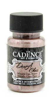 Cadence - Dora - Metallic Glas Verf - Antiek Roze - 50 ml (3147)