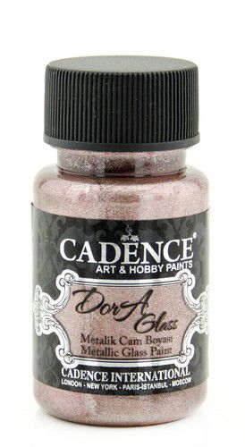 Cadence - Dora - Metallic Glas Verf - Antiek Roze - 50 ml (3147)