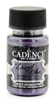 Cadence - Dora - Metallic Glas Verf - Donker Orchid - 50 ml (3139)