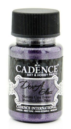 Cadence - Dora - Metallic Glas Verf - Donker Orchid - 50 ml (3139)