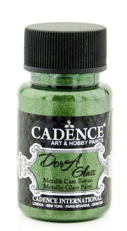 Cadence - Dora - Metallic Glas Verf - Groen - 50 ml (3135)