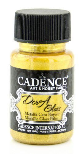 Cadence - Dora - Metallic Glas Verf - Rich goud - 50 ml (301307/3136)