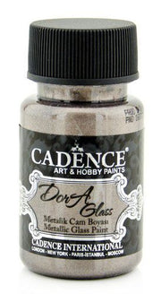 Cadence - Dora - Metallic Glas Verf - Roze bruin - 50ml (3170)