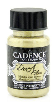 Cadence - Dora - Metallic Glas Verf - Witgoud - 50 ml (3148)