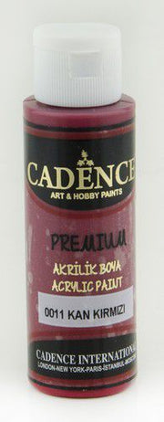 Cadence - Premium acrylverf - Bloed rood - 70ml (0011)