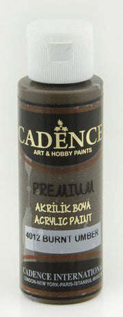 Cadence - Premium acrylverf - Burnt Umber - 70ml (4012)