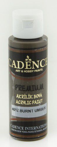 Cadence - Premium acrylverf - Burnt Umber - 70ml (4012)