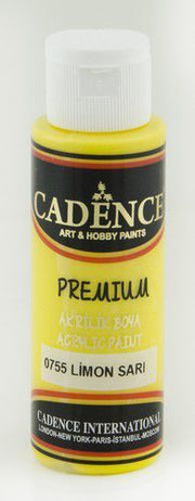 Cadence - Premium acrylverf - Citroen geel - 70 ml (0755)
