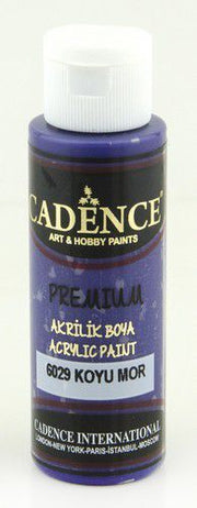 Cadence - Premium acrylverf - Dark Purple/Donkerpaars - 70ml (6029)