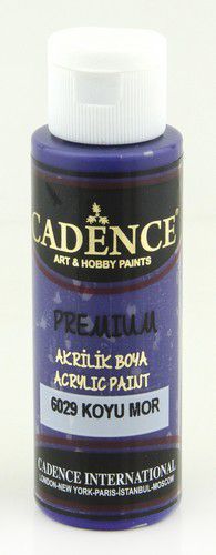 Cadence - Premium acrylverf - Dark Purple/Donkerpaars - 70ml (6029)