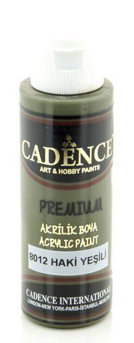 Cadence - Premium acrylverf - Khaki groen - 70ml (8012)