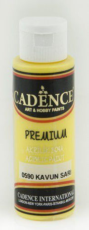 Cadence - Premium acrylverf - Meloen geel - 70 ml (0590)