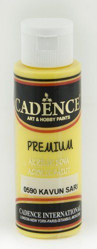 Cadence - Premium acrylverf - Meloen geel - 70 ml (0590)