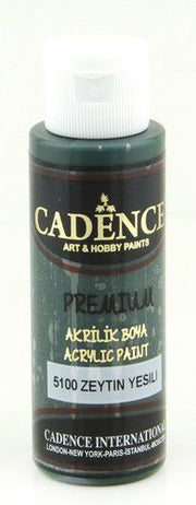 Cadence - Premium acrylverf - Olijfgroen - 70ml (5100)
