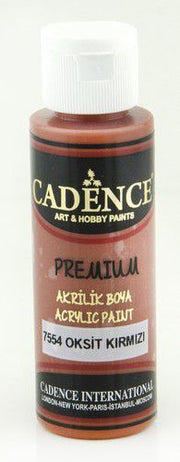 Cadence - Premium acrylverf - Oxide rood - 70ml (7554)