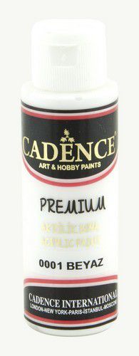 Cadence - Premium acrylverf - Wit - 70 ml (0001)