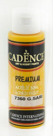 Cadence - Premium acrylverf - Zonnegeel - 70 ml (7360)