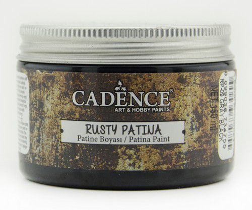 Cadence rusty patina verf Patina Grijs zwart 0009 150ml (0009) *