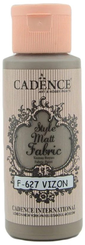 Cadence Style matt - textiel verf - Paint Mink - 59ml - F627