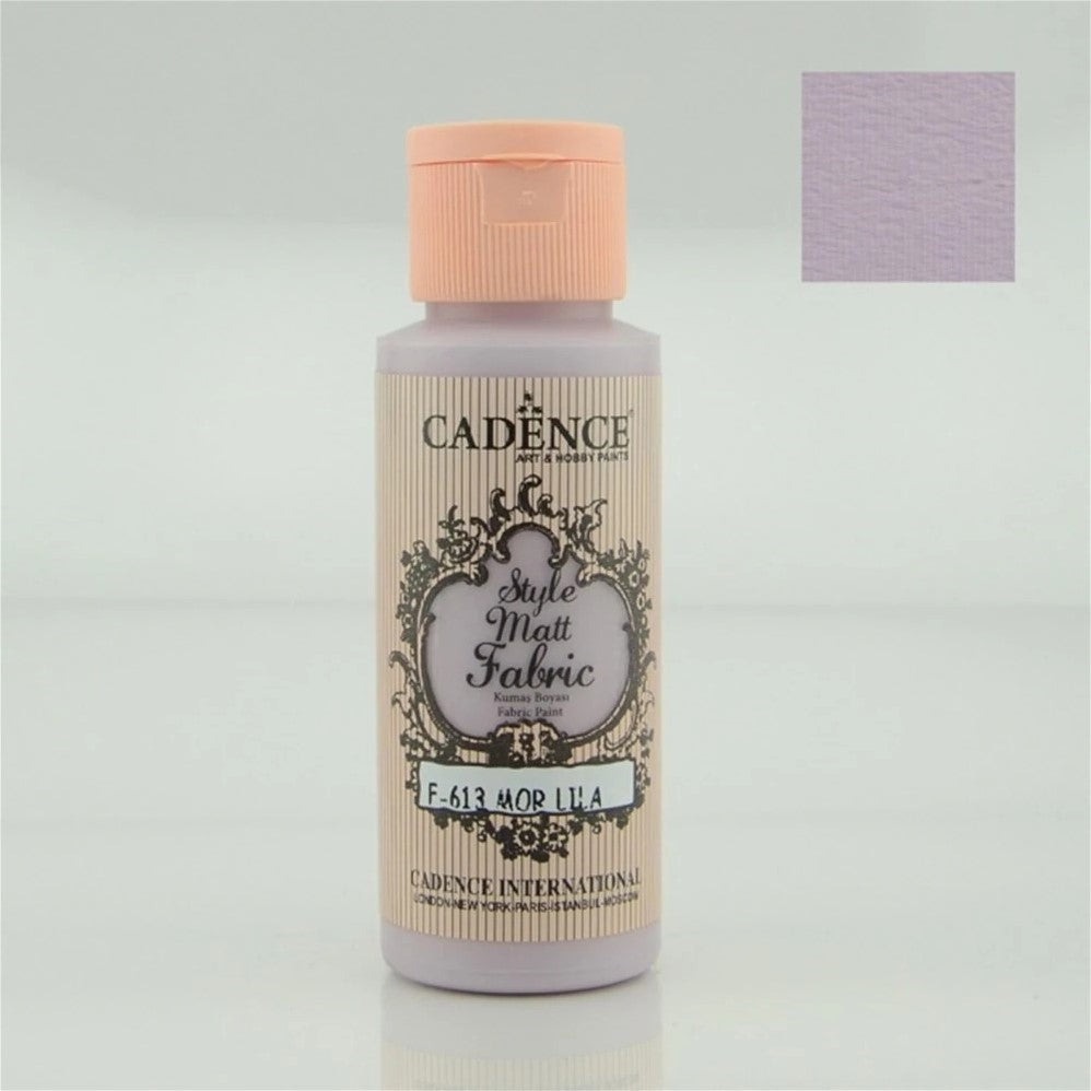 Cadence Style matt - textiel verf - Purple Lilac - 59ml - F613