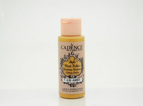 Cadence Style matt - textiel verf - Amber - 59ml - F636