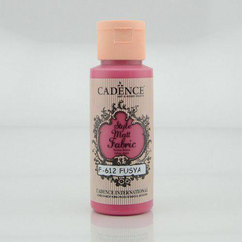 Cadence Style matt - textiel verf - Fuchsia - 59ml - F612