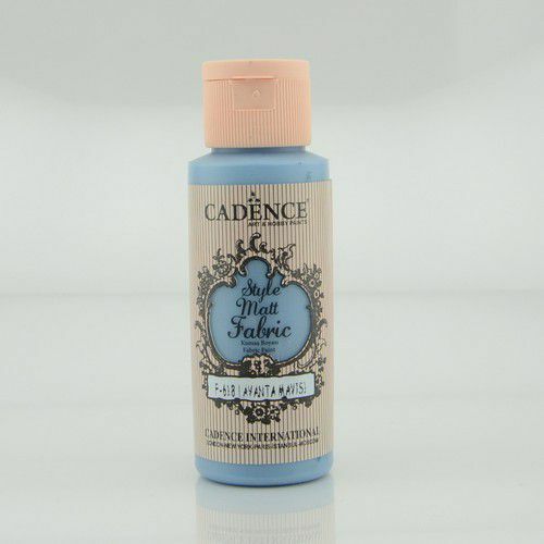 Cadence Style matt - textiel verf - Lavendelblauw - 59ml - F618