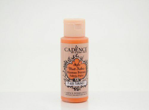 Cadence Style matt - textiel verf - Oranje - 59ml - F633