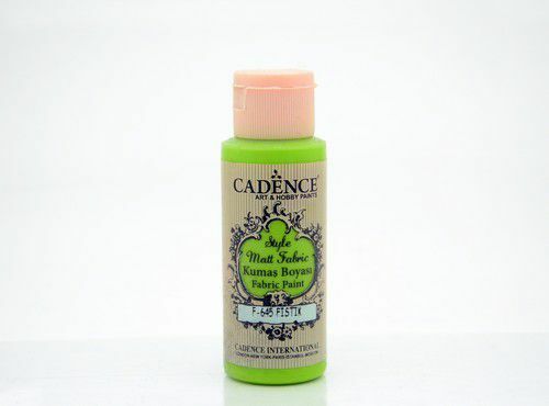 Cadence Style matt - textiel verf - Pistaicho groen - 59ml - F645
