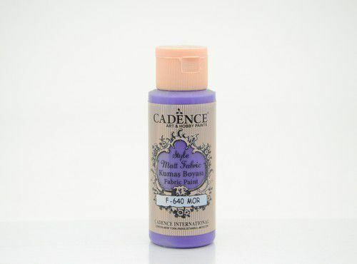 Cadence Style matt - textiel verf - Purper - 59ml - F640