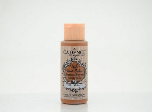 Cadence Style matt - textiel verf - Terracotta - 59ml - F648