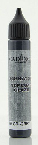 Cadence - Top Coat Glaze - voor Beton effect - Grijs - 25 ml (0025) - OPRUIMING