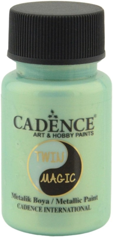 Cadence - Twin Magic Acrylverf - Metallic - Green-Light-Green - 50 ml (0020) *