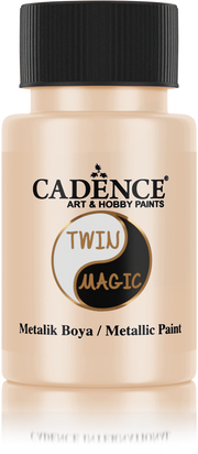 Cadence - Twin Magic Acrylverf - Metallic - Green-Peach - 50 ml (0004) *