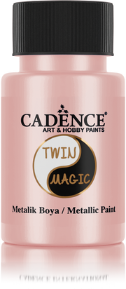 Cadence - Twin Magic Acrylverf - Metallic - Purple-Peach - 50 ml (0014) *