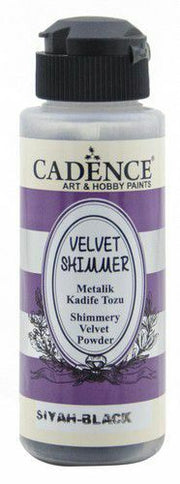Cadence - Velvet shimmer powder - Zwart - 120 ml (2007) - OPRUIMING