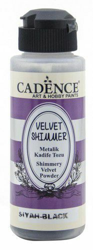 Cadence - Velvet shimmer powder - Zwart - 120 ml (2007) - OPRUIMING