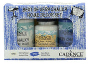 Cadence Very Chalky Home Decor set Oud wit - Nachtblauw 01 002 0010 909050 90+90+50 ml (301260/1010) CH03 *